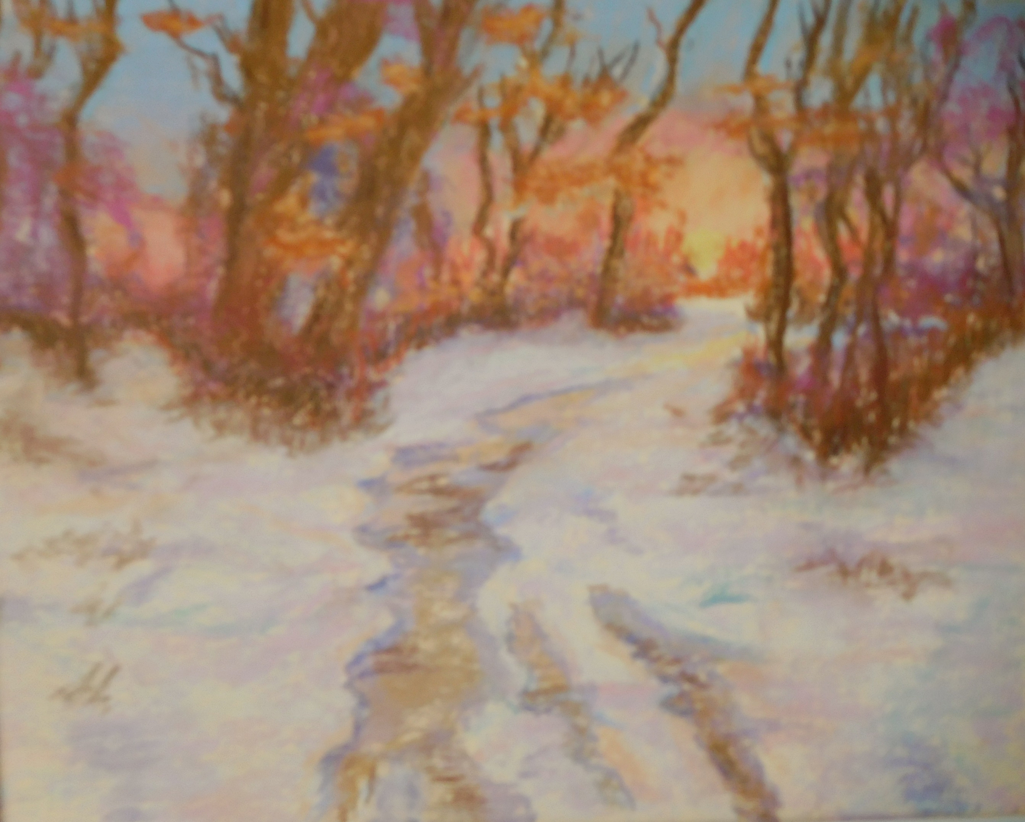 Winter Pastel by cynthia uden